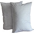 Sleepline Standard-size Deluxe Maxx Blue/ White Stripe Feather Pillows (Set of 2)