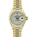 Pre-owned Rolex Women's 'President' Gold Watch