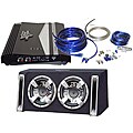 Lanzar Vector 2350-watt 2-channel Mosfet Amplifier with Enclosure and Amp Kit