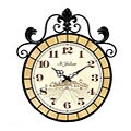 Alluring problem solvers on Wrought iron wall decor St. Julien 22-inch Wrought Iron Wall Clock