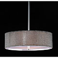 Indoor 5-light Silver/ Black Rhinestone Pendant Chandelier