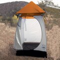 Tepee Grey Fiberglass Poles Outhouse/ Showerhouse Privacy Shelter