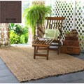 Handmade Eco Natural Fiber Chunky Loop Jute Rug (8' x 10')