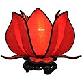 Silk Baby Blooming Lotus Solar Table Lamp (Vietnam)