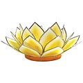 Capiz Shell Dahlia Yellow Lotus Tea Light (Philippines)
