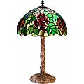 Tiffany-style White Zinc Grape Lamp