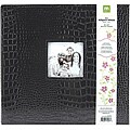 Black Leather Postbound Album