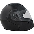 DOT Modular Full Face Black Motorcycle Helmet