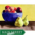 Ed Wade, Jr. 'Plums And Pears 3' Art Print