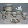 Sherry Kline Elegy Stripe 6-piece Bath Accessory Set