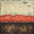 Max 'Grove of Trees Orange' Canvas Art