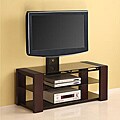 Solid Wood 48-inch 4-in-1 TV Stand with Removable Mount