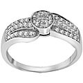 Sterling Silver 1/4ct TDW Diamond Ring (I-J, I2-I3) (Size 7)