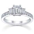 14k White Gold 1 1/2ct TDW Diamond Engagement Ring (H-I, VS1-VS2)