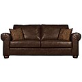 Owen Brown Renu Leather Rolled Arm Sofa