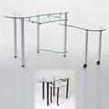 'Bekka' Glass Computer Desk