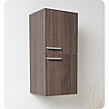 Fresca Grey Oak Bathroom Linen Side Cabinet