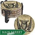 Thirstystone 'Winged Heart' Sandstone Coasters (Set of 4)