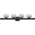 Atomique 4-light Gunmetal Grey Bath Fixture
