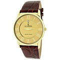 Le Chateau Men's '7070M' Classica Diamond Romano Slim Watch
