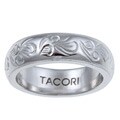 Tacori IV Sterling Silver Engraved Heavy Ring