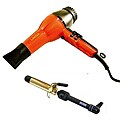 Hot Tools HT1110 1.25-inch Professional Spring Curling Iron & La Vida 2800-watt Professional Hair Dryer Combo