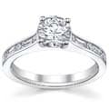 14k White Gold 3/4ct TDW Diamond Engagement Ring (H-I, SI1-SI2)