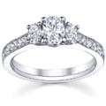14k White Gold 1 1/2ct TDW Diamond Engagement Ring (H-I, SI1-SI2)