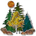 Stever Heriot 'Metal Forest' Metal Wall Art