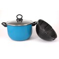 Deni Nonstick Blue 6-quart Tilt-A-Pot K26502 (Refurbished)