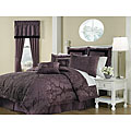 Lorenzo Purple 8-piece Full-size Comforter Set