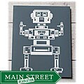 Trendography Prints  'Robot Zane' Graphic Art Print