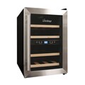 Dual-zone VT-12TEDS-2Z 12-bottle Thermoelectric Wine Cooler