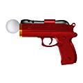 PlayStation Move 3D Shot Motion Controller - Red - By Mad Catz