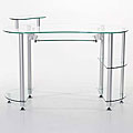 Kidney desk Carved free relevant info Glass 'Miranda' Computer Desk