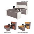 Bestar Connexion U-shape Desk with Hutch
