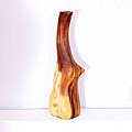 Monkey Pod Wood Clear Oil Natural Vase (Thailand)