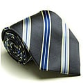 Platinum Ties Men's 'Blue Aluminum' Tie