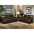 Wilshire Top-grain Leather Sofa and Loveseat Set