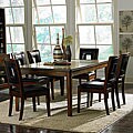 Dijon 7-piece Cracked Glass Table Set