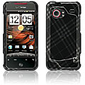 Smoke Diagonal Checker HTC Incredible Protector Case