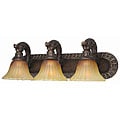 Yorktown 3-light Espresso Bath Light