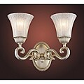 Indoor 2-light Silver Wall Sconce