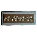 Cotton 'Four Floral Elephants' Table Runner (Thailand)