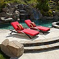 Free correlative roadmap for garden oasis patio furniture parts patio set Cantina Arc Outdoor Espresso Rattan Chaise Loungers (Set of 2)