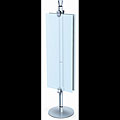Testrite Creo Single Pole w/ 4 Adjustable Visual merchandising Clamps