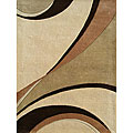 Hand-tufted Metro Beige Wool Rug (8' x 10')