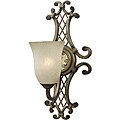 Free handy data on Wrought Iron wall sconce Single Heart Lattice 1-light Bronze Wall Sconce