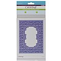 Cuttlebug Plus Brocade Window 5x7-in Embossing Folder