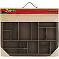 Artist Letterblock Tray W/Silver (Brushed Nickel) Handle
